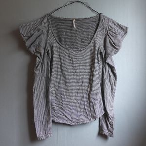 Free people puffed sleeve shirt